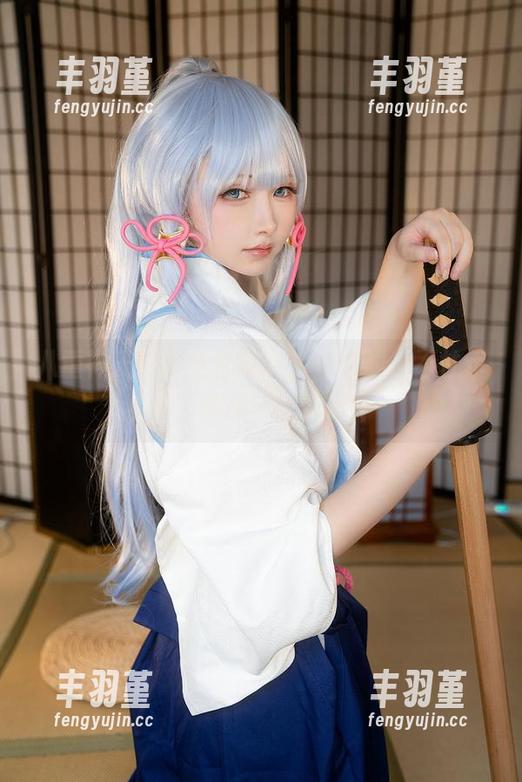 八重神子们的全套写真，樱梨梨也不甘示弱，结果……妈呀！